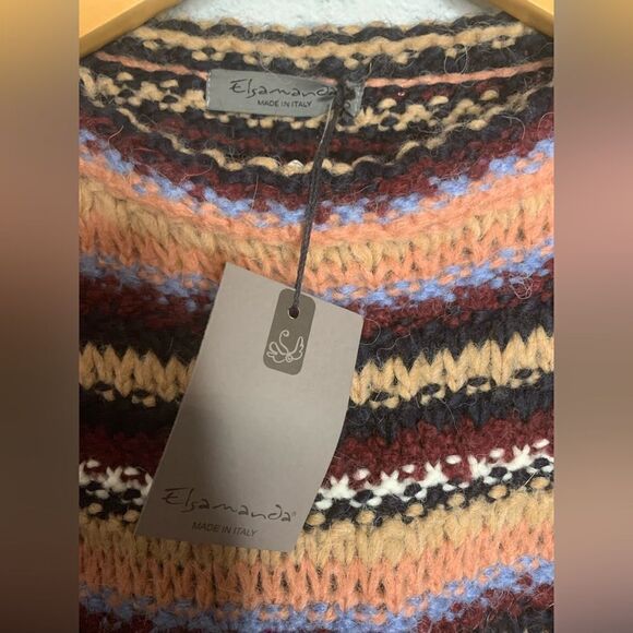 NWT Elsamanda wool chunky sweater. Small - Picture 7 of 8